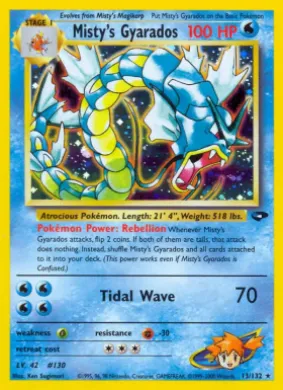 Misty's Gyarados (GC 13) Gym Challenge