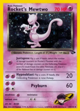 Rocket's Mewtwo (GC 14) Gym Challenge