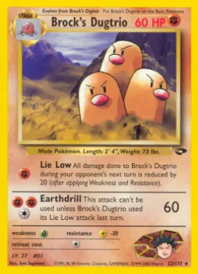 Brock's Dugtrio (GC 22) Gym Challenge