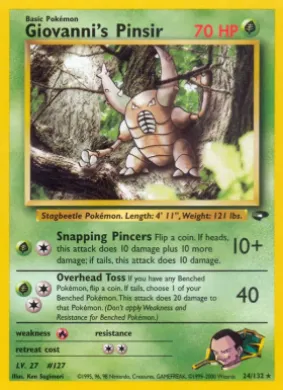Giovanni's Pinsir (GC 24) Gym Challenge
