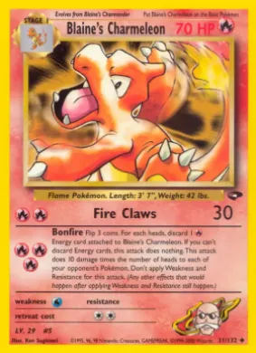 Blaine's Charmeleon (GC 31) Gym Challenge