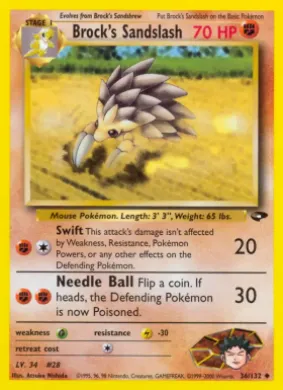 Brock's Sandslash (GC 36) Gym Challenge