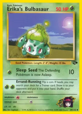 Erika's Bulbasaur (GC 39) Gym Challenge