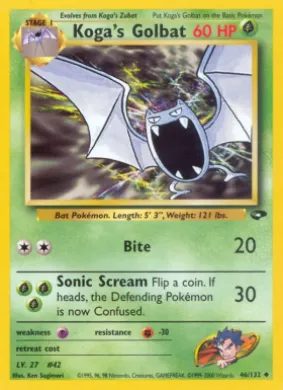 Koga's Golbat (GC 46) Gym Challenge