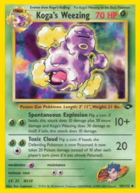 Koga's Weezing (GC 50) Gym Challenge
