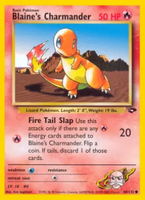 Blaine's Charmander (GC 60) Gym Challenge