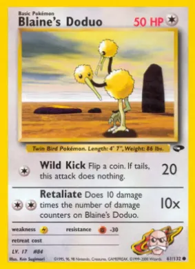 Blaine's Doduo (GC 61) Gym Challenge