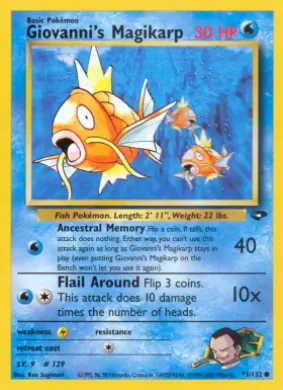 Giovanni's Magikarp (GC 73) Gym Challenge