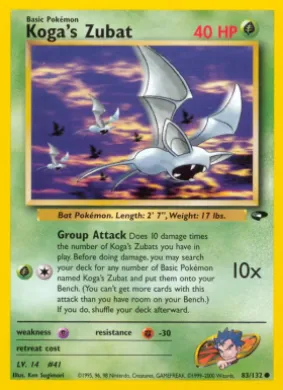 Koga's Zubat (GC 83) Gym Challenge