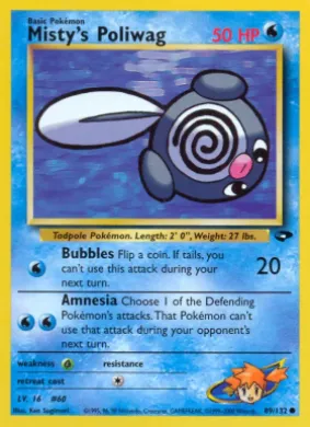 Misty's Poliwag (GC 89) Gym Challenge