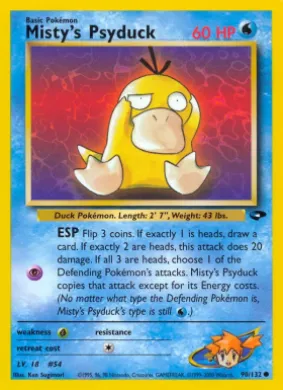 Misty's Psyduck (GC 90) Gym Challenge