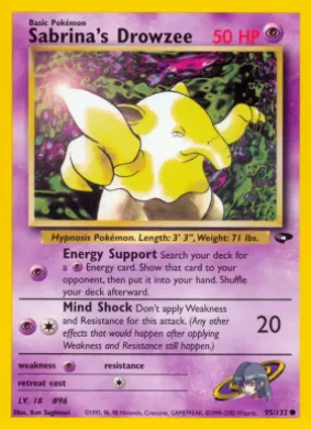 Sabrina's Drowzee (GC 95) Gym Challenge