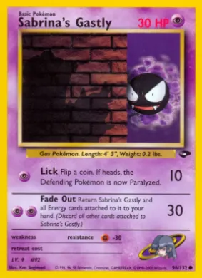 Sabrina's Gastly (GC 96) Gym Challenge