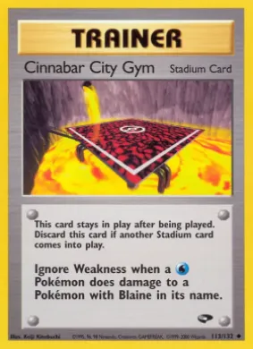 Cinnabar City Gym (GC 113) Gym Challenge