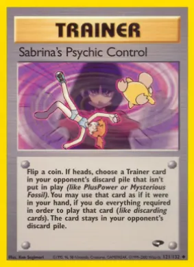 Sabrina's Psychic Control (GC 121) Gym Challenge