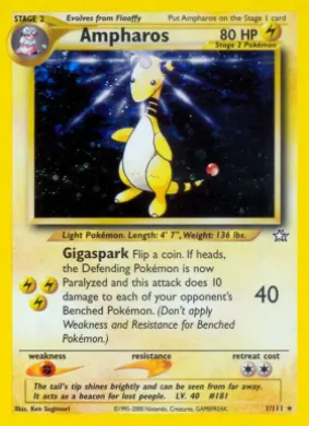 Ampharos (NG 1) Neo Genesis