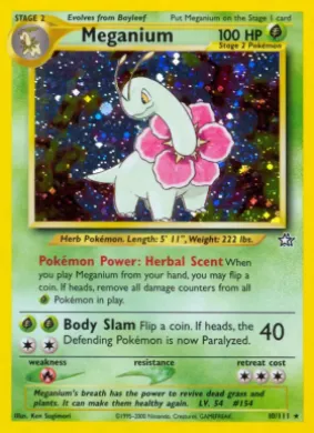 Meganium (NG 10) Neo Genesis