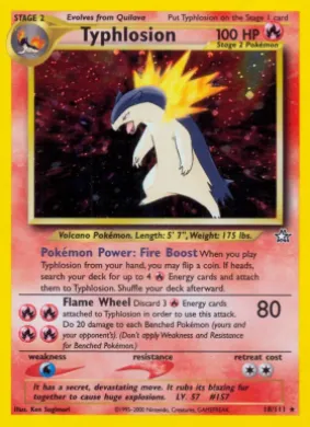 Typhlosion (NG 18) Neo Genesis