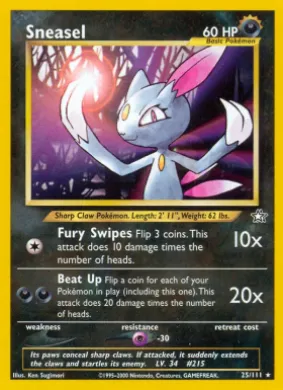 Sneasel (NG 25) Neo Genesis