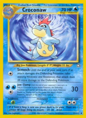 Croconaw (NG 31) Neo Genesis