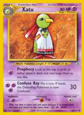 Xatu (NG 52) Neo Genesis