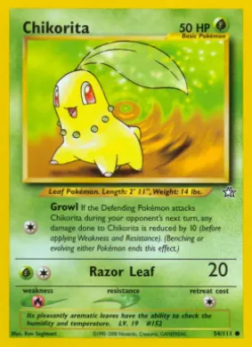 Chikorita (NG 54) Neo Genesis