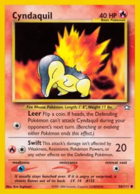 Cyndaquil (NG 56) Neo Genesis