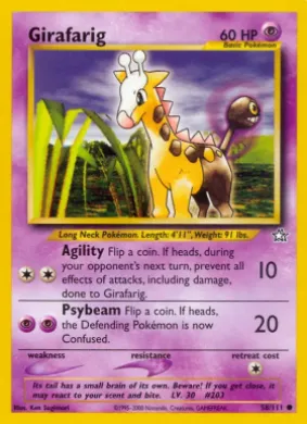 Girafarig (NG 58) Neo Genesis