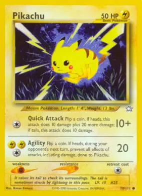 Pikachu (NG 70) Neo Genesis