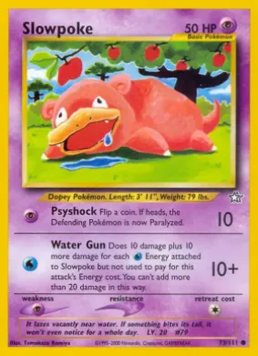 Slowpoke (NG 73) Neo Genesis