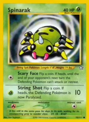 Spinarak (NG 75) Neo Genesis