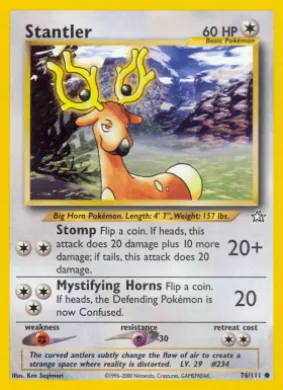 Stantler (NG 76) Neo Genesis