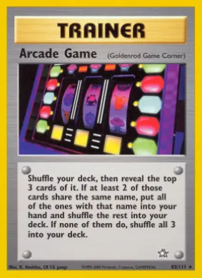 Arcade Game (NG 83) Neo Genesis