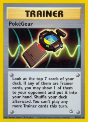 PokéGear (NG 88) Neo Genesis