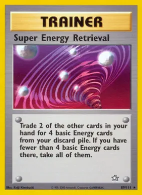 Super Energy Retrieval (NG 89) Neo Genesis
