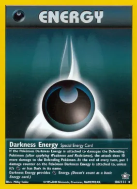 Darkness Energy (NG 104) Neo Genesis