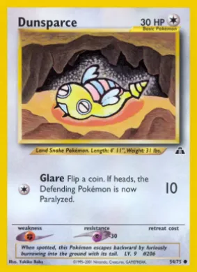Dunsparce (ND 54) Neo Discovery