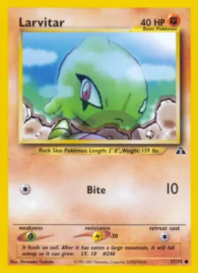 Larvitar (ND 57) Neo Discovery