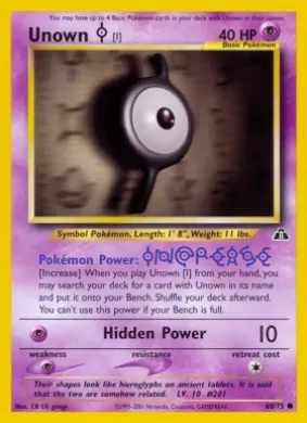 Unown \[I\] (ND 68) Neo Discovery