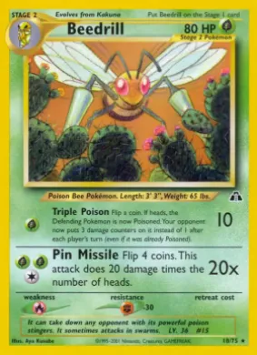 Beedrill (ND 18) Neo Discovery