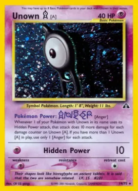 Unown \[A\] (ND 14) Neo Discovery