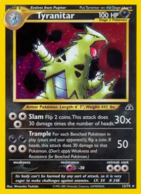 Tyranitar (ND 12) Neo Discovery
