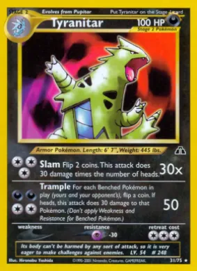 Tyranitar (ND 31) Neo Discovery