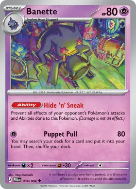 Banette (PBL 34) Pitch Black