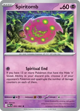 Spiritomb (PBL 35) Pitch Black