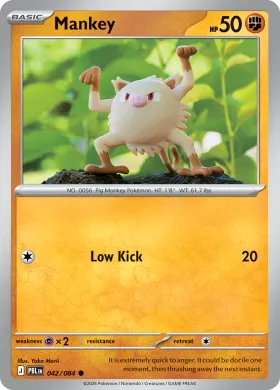 Mankey (PBL 42) Pitch Black
