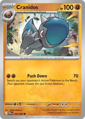 Cranidos (PBL 44) Pitch Black