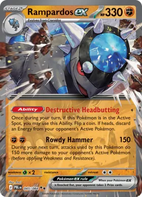 Rampardos ex (PBL 45) Pitch Black
