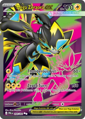 Mega Zeraora ex (PBL 98) Pitch Black