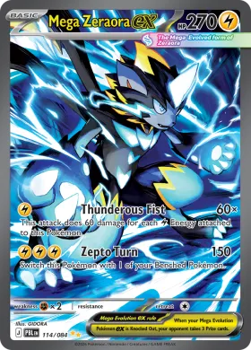 Mega Zeraora ex (PBL 114) Pitch Black